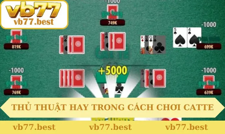 thu thuat hay trong cach choi catte Thủ thuật hay trong cách chơi Catte